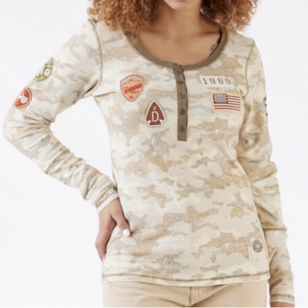 Double D Ranchwear Canyon Camo Top; Size 2X; New